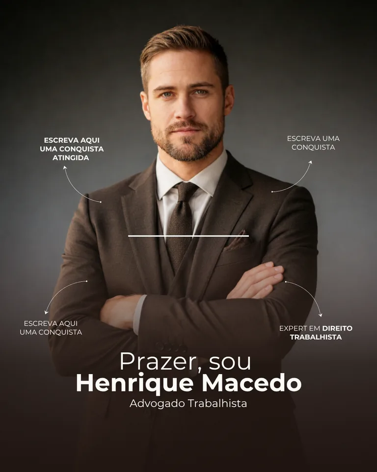 Template de apresentação do advogado trabalhista
