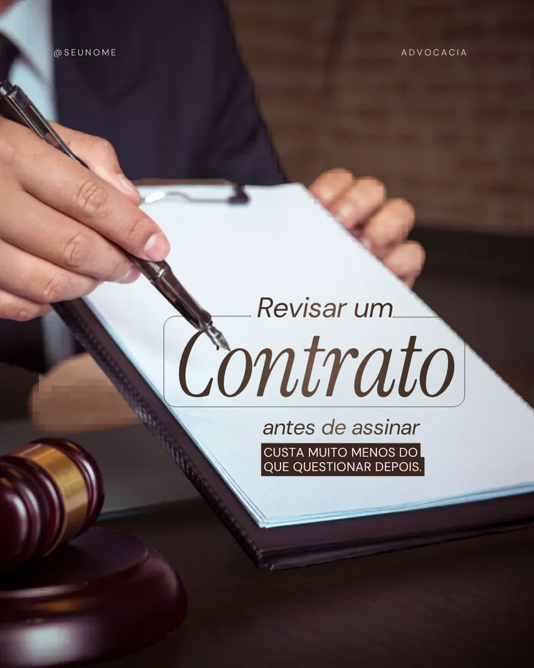 Template Revisão de contrato - Direito Trabalhista