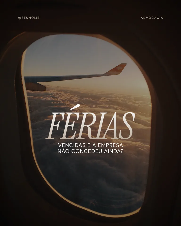 Template Férias vencidas - Direito Trabalhista